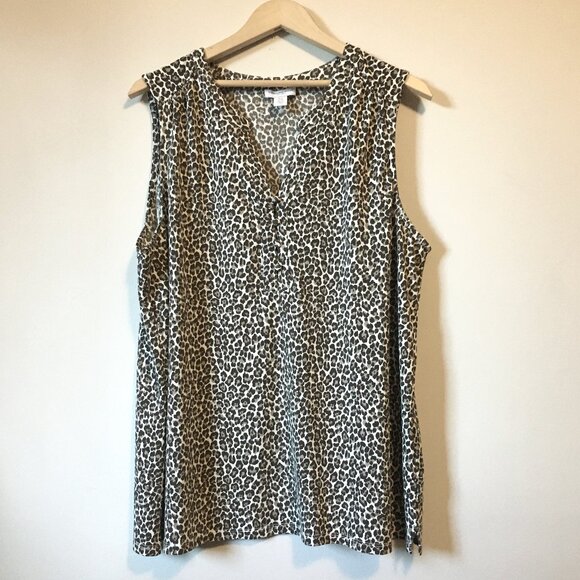 Carolina Belle of Montreal Leopard Print Tank Top - Picture 1 of 13